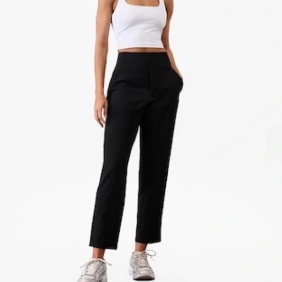 Athleta Endless High Rise Pants in Black - Size 6 Tall - Picture 1 of 7